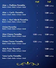 Sanjeev Paranthe Wala menu 2