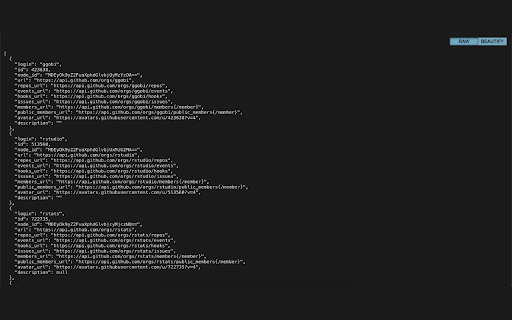 JSON Formatter & Viewer for Chrome Preview 2