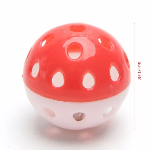 Pet Parrot Toy Bird Hollow Bell Ball For Parakeet Cockatiel Chew Fun Cage Toys