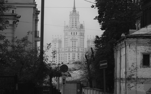 Grayscale Photo of Moscow Preview 1