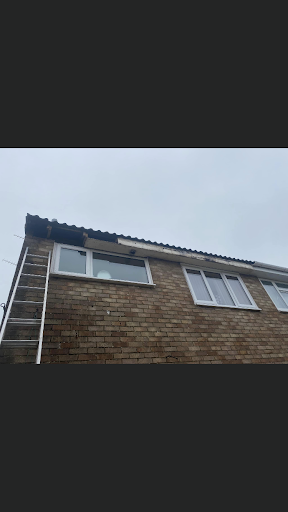 Before picture full fascia soffit and guttering replacement