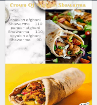 Crown Of Afghani Shawarma menu 2