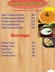 Khichdi Special menu 2