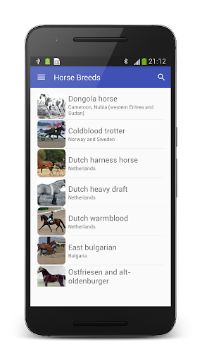 Horse Breeds Database