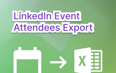 Event Attendees Export for LinkedIn™️ small promo image