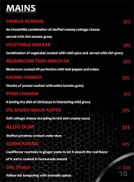 Raftaar menu 6