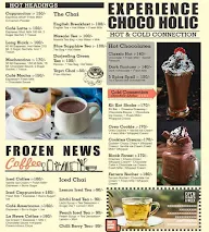The News cafe menu 1