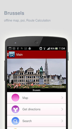 Brussels Map offline