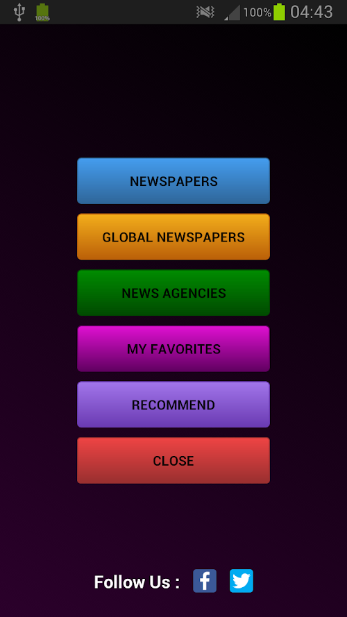 Android application Kenya Newspapers screenshort