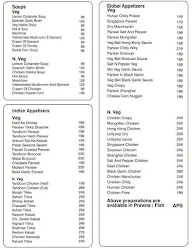 The Post Office menu 1