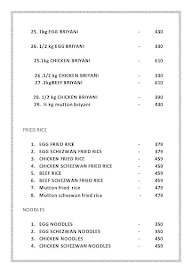 Mount Road Beef Briyani menu 2