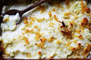 Triple cheese cauliflower