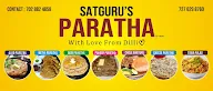 Satguru's Paratha menu 2