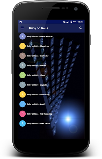 Screenshot Learn - Ruby on Rails