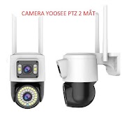 Camera Ip Yoosee Ptz Ngoài Trời 2 Màn Hình 5Mpx Xem Đêm Có Màu, Hỗ Trợ Đàm Thoại 2 Chiều Xoay 360 Độ - Hàng Chính Hãng