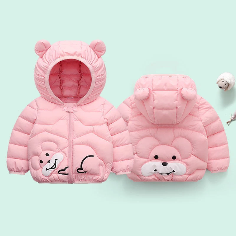 Kinder Kapuzenjacke Dick Warm für Babys Warme Winterjacke für Kleinkinder Kuscheliges & Komfortables Design Optimaler Schutz & Wärme