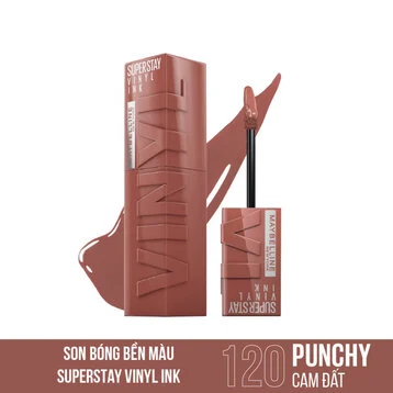 Son Bóng Maybelline 120 Punchy – Cam Đất 4.2ml
Superstay Vinyl Ink #120 Punchy