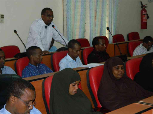 The Garissa county assembly in session on June 5 / FILE