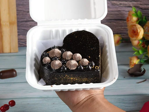 Chocolate Truffle Heart Cake Bento [India's Best Selling Bento Cake]