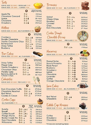 7th Heaven menu 