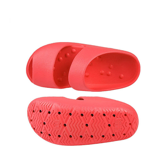 Title 4, Non-slip wedge with pellet massage swing slippe...