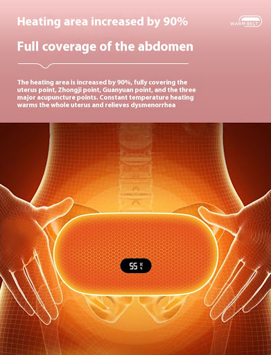 Title 3, Digital USB Graphene Heating Stomach Belt. Prov...