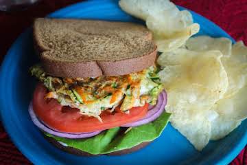 Veggie Burger on Toasted Wheat Bread