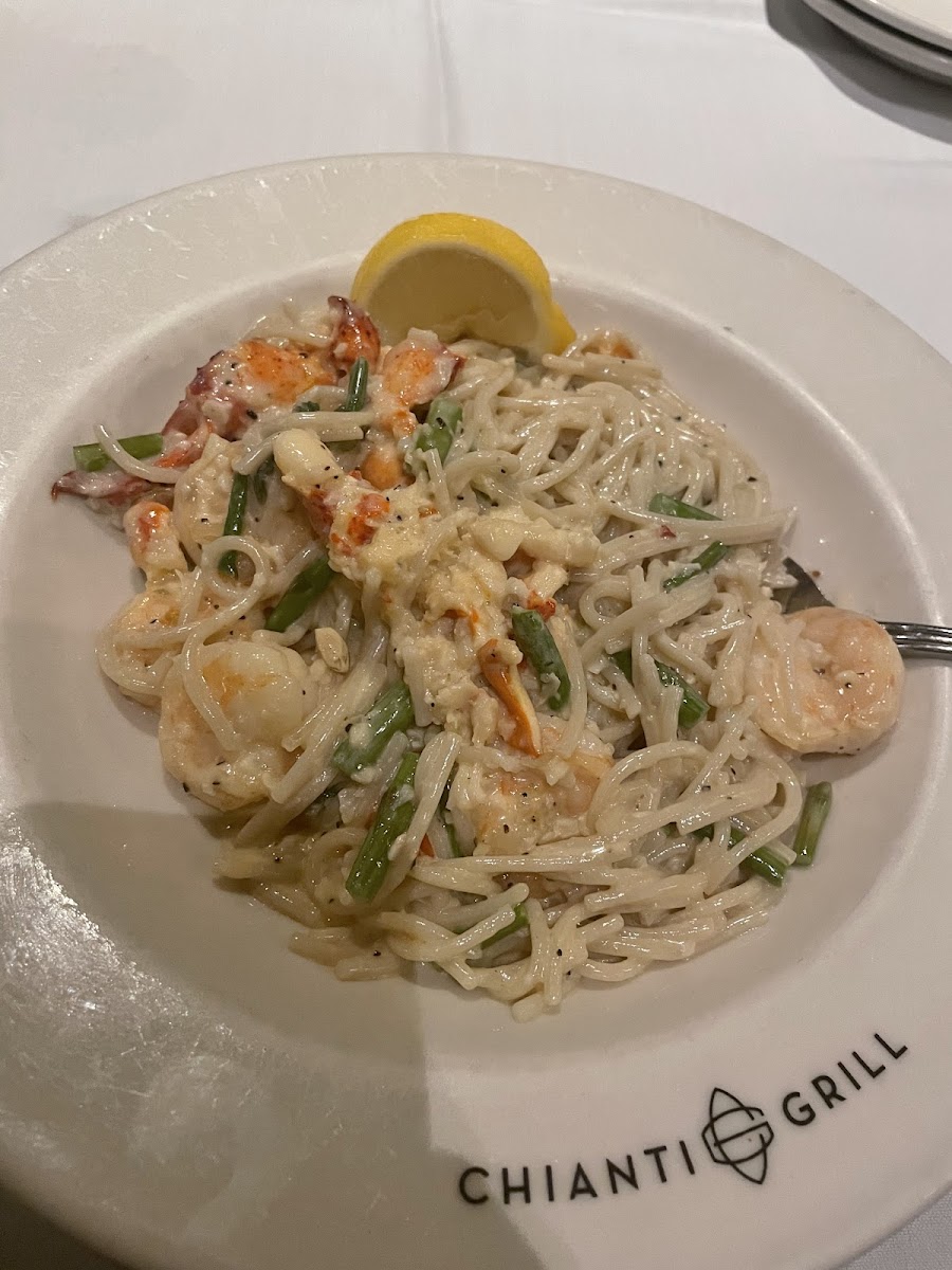 GF shrimp & lobster spaghetti