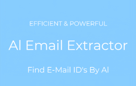 AI Email Extractor: Find the Email ID by AI small promo image