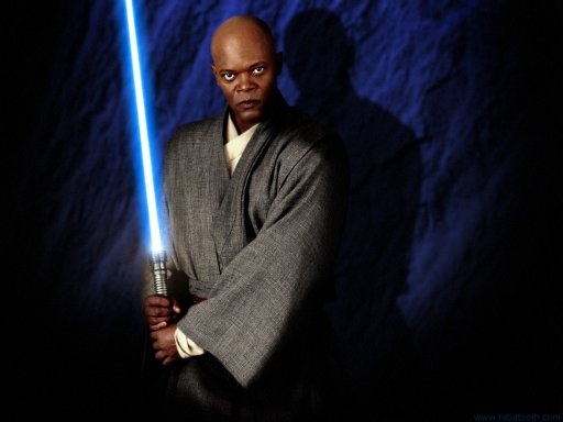 Mace Windu originally had a blue lightsaber 