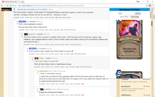 Hearthstone Card Finder