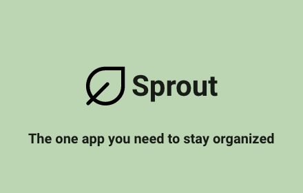 Sprout Save Button small promo image