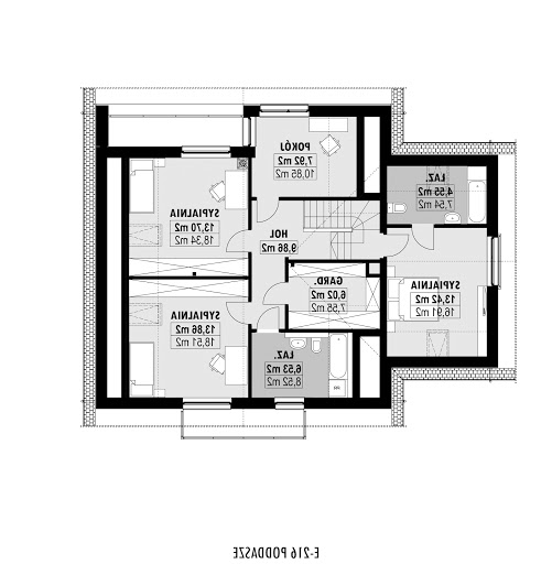 E-216 - Rzut poddasza