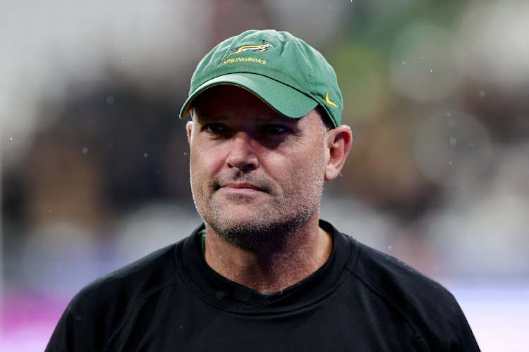 SA head coach Jacques Nienaber ahead of the final against New Zealand at Stade de France in Paris, France, October 28 2023. Picture: DAVID ROGERS/GETTY IMAGES