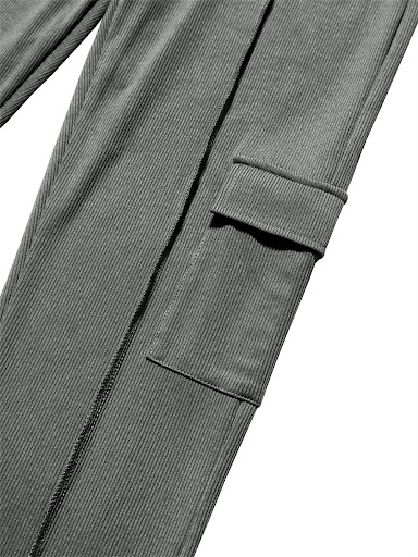 Title 8, High Waist Hip Raise Dungarees, Slightly Flared...