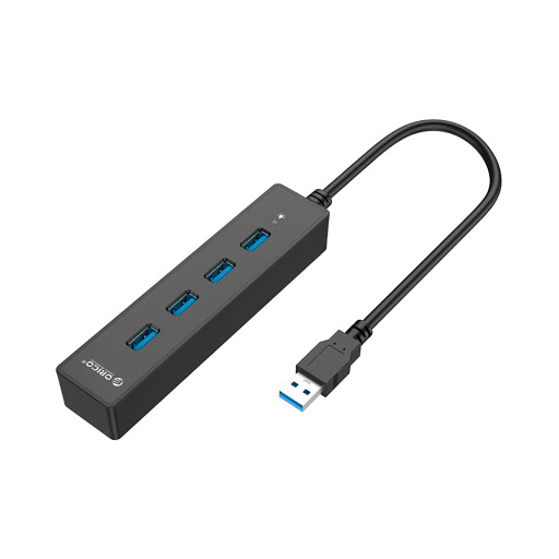 Bộ chia/ Hub USB 3.0 Orico W8PH4 (Đen)