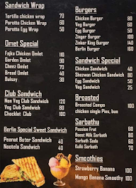 Berlin Cafe menu 1