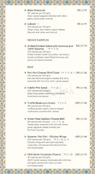 Casbah - The Westin menu 3