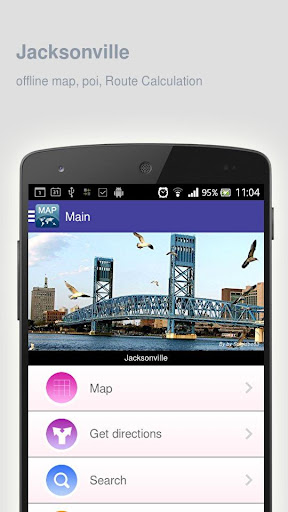 Jacksonville Map offline