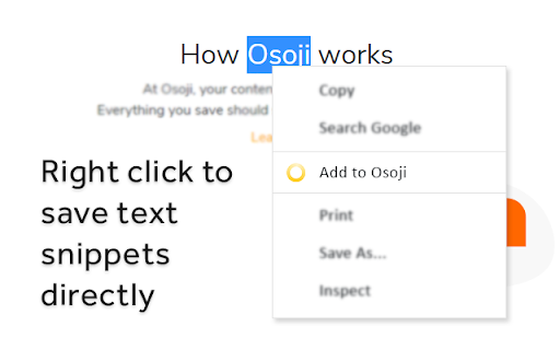 Osoji - your personal resource space