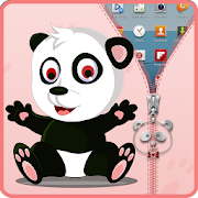 Panda Zipper Lock  Icon