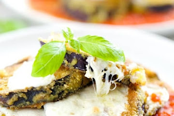 Grain Free Eggplant Parmesan