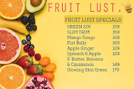 Fruit Lust menu 4