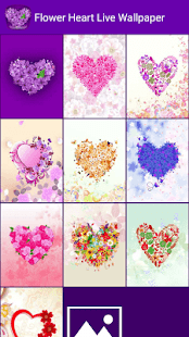 Flower Heart Live Wallpaper - náhled