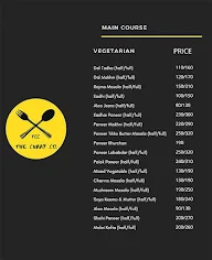 The Curry Co. menu 1