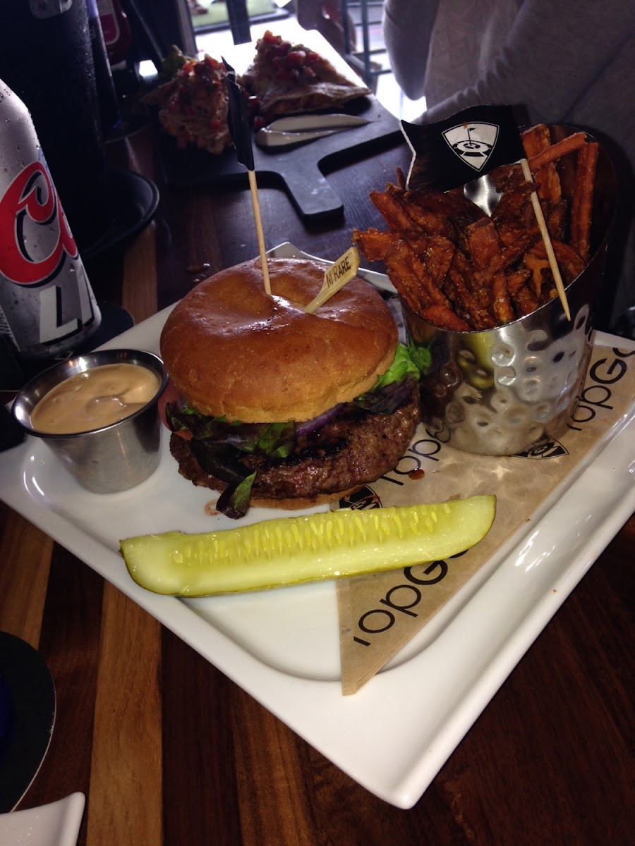 Gf Burger & Best Sweet Potato Fries