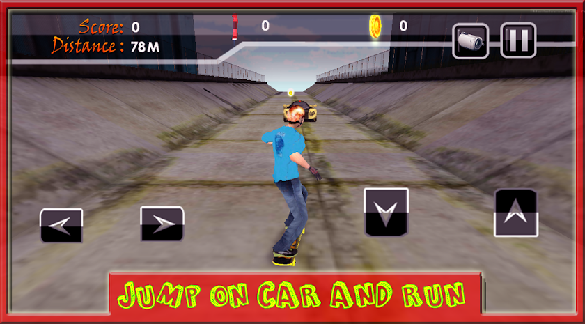 Subway Crazy Skateboard Rush Screen 3