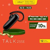 [Mã Bmltm300 Giảm Đến 300K] Tai Nghe Bluetooth Jabra Talk 25 Se Đàm Thoại Nghe Nhạc | Hd Voice | Hàng Chính Hãng