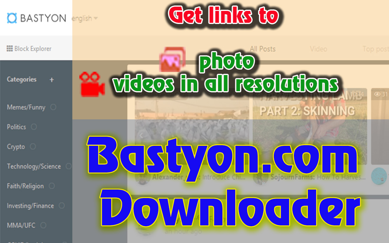 Bastyon.com download videos and photos Preview image 5