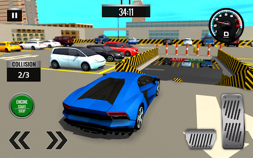 3D Multi-level Car Parking Simulator 1.1 APK + Мод (Бесконечные деньги) за Android